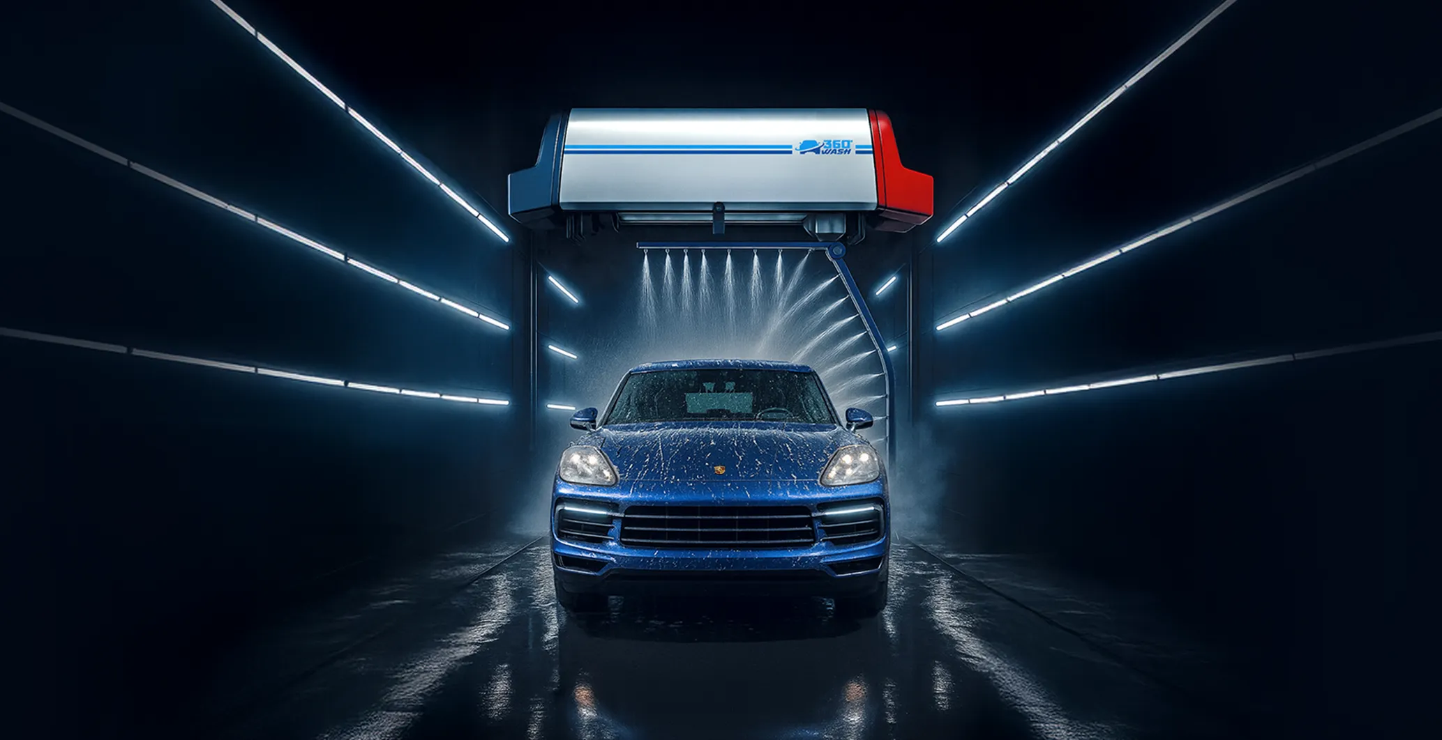 Robot de lavage 360° Wash en action